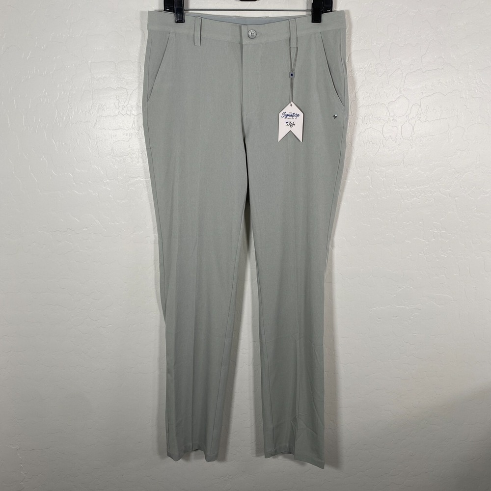 1764 Pants Mens‎ 32x32 Gray Golf Birdie Pant Performance Stretch Straight New